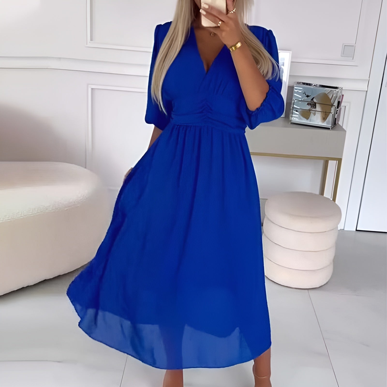 Léa™ | Robe Légère et Chiffon Soyeux