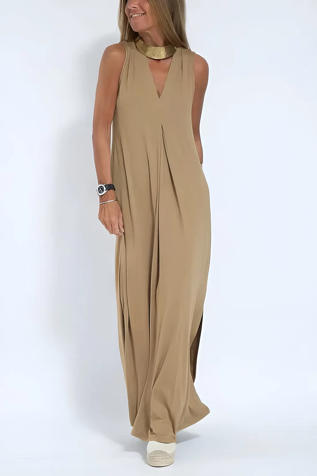 Léa™ | Robe longue élégante + cardigan assorti OFFERT EN CADEAU