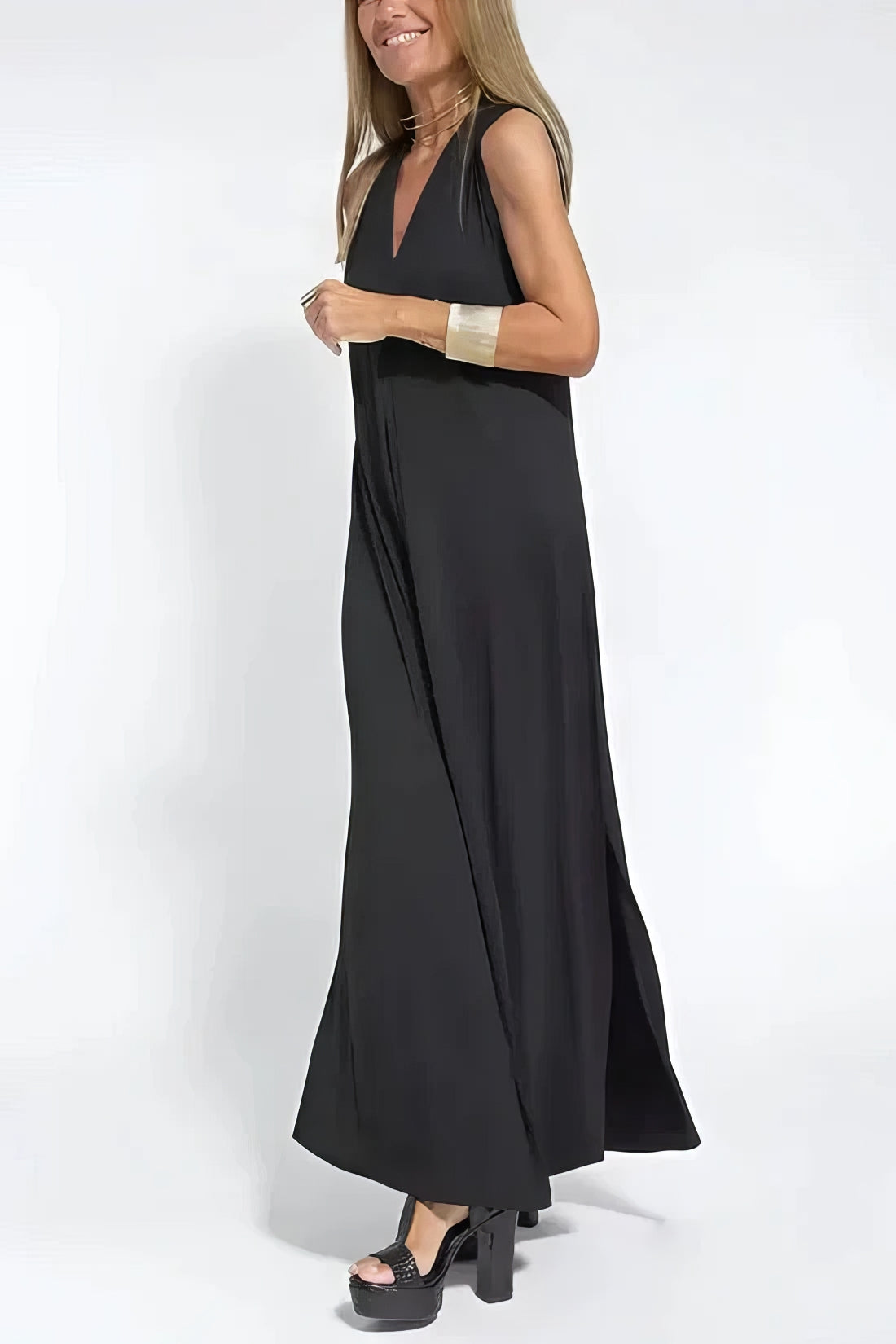 Léa™ | Robe longue élégante + cardigan assorti OFFERT EN CADEAU