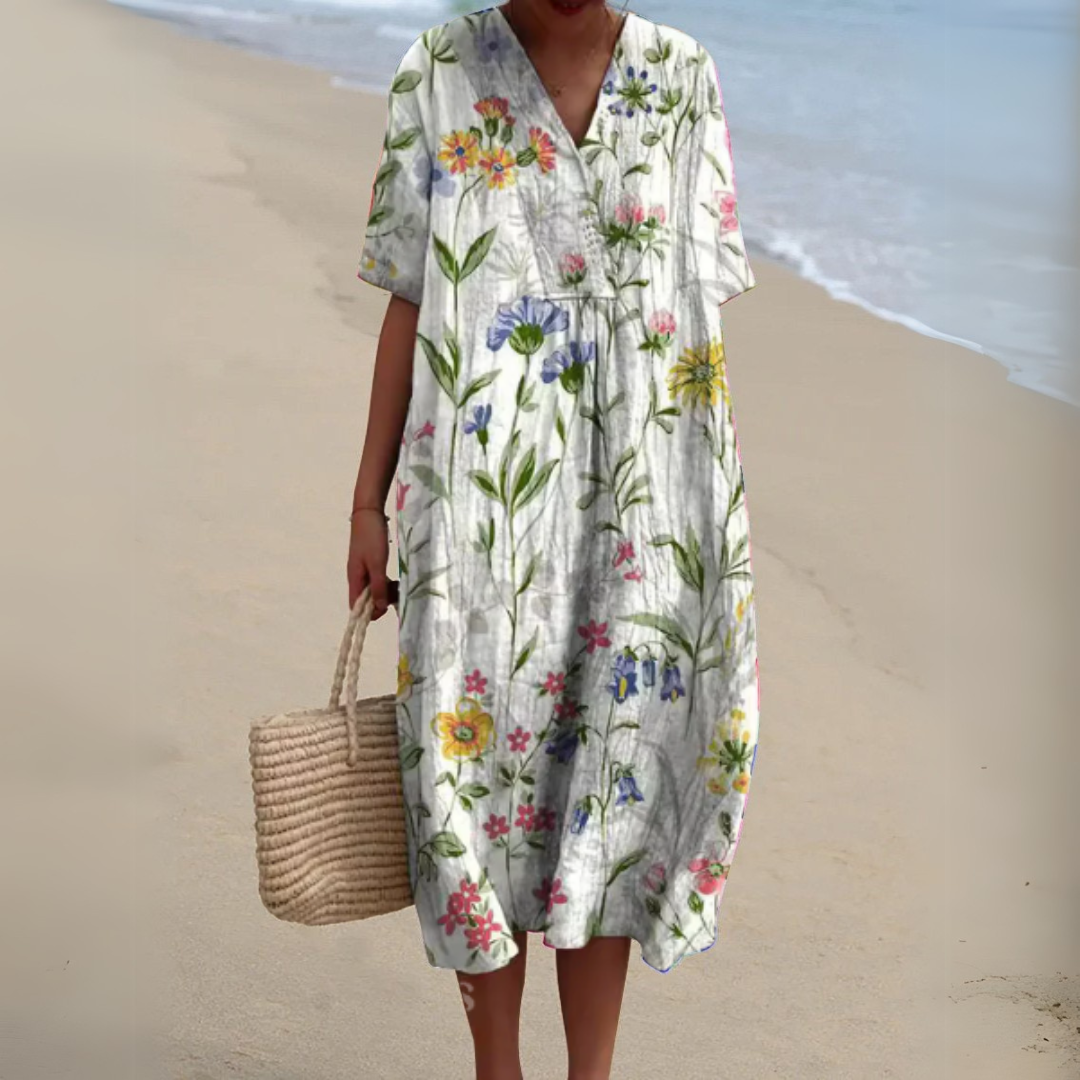 Léa™ | Robe d'Été à Fleurs