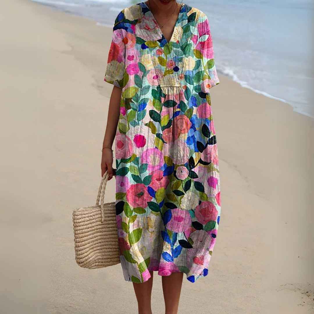 Léa™ | Robe d'Été à Fleurs