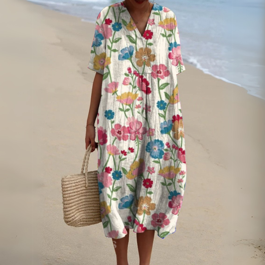 Léa™ | Robe d'Été à Fleurs